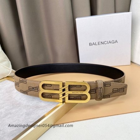 Balenciaga Bb Signature Belt 38mm