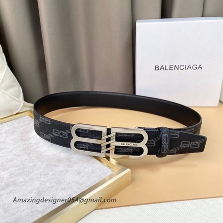 Balenciaga Bb Signature Belt 38mm