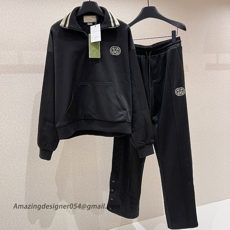 Gucci Technical jersey half zip jacket Tracksuit ?768614