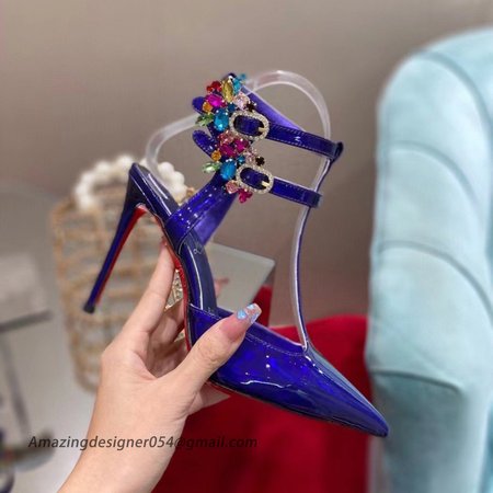 Christian Louboutin Maravilla Joli 100mm Sandals In Speccio Leather