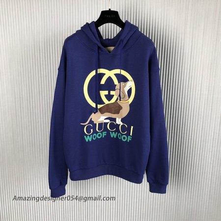 Gucci Woof Woof' print sweatshirt ?717427