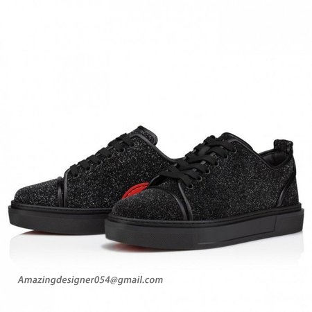 Christian Louboutin Adolon Junior Sneakers Leather Black