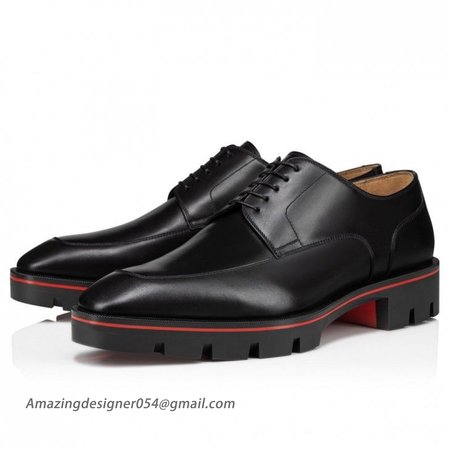 Christian Louboutin Davisol Derbies Calf Leather Black