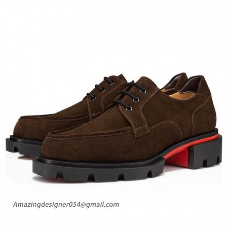 Christian Louboutin Our Georges L Derbies Calf Leather Cosme