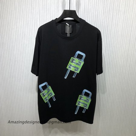 Givenchy 4G Lock oversized t-shirt in jersey Black