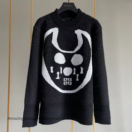 Givenchy Hockey Mask Crewneck Sweater