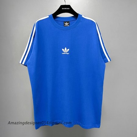 Balenciaga / Adidas T-shirt Oversized in Blue