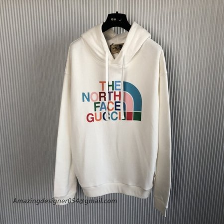 The North Face x Gucci cotton hoodies White