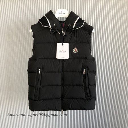 Moncler Cardamine Down Vest Black