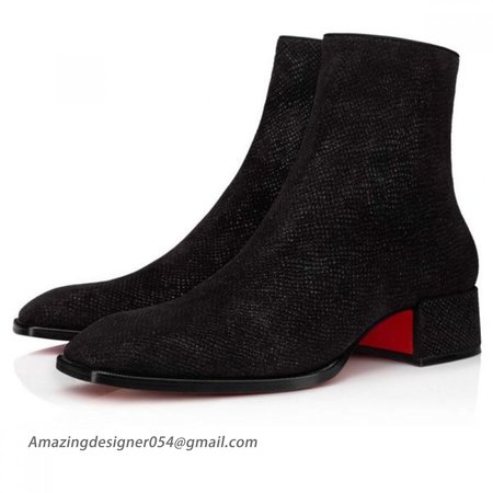 Christian Louboutin Boot Fever Black Shoe