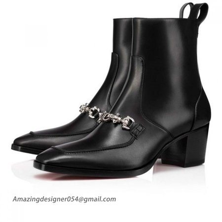 Christian Louboutin Boot Mayerswing Black/silver Calf