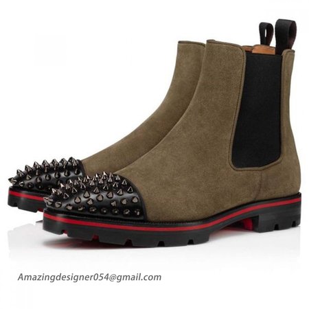 Christian Louboutin Boot Melon Spikes Version Silex Calf