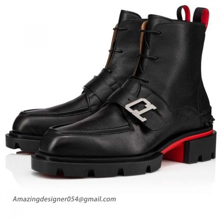 Christian Louboutin Boot Our Georges B Black Calf