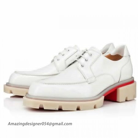 Christian Louboutin Derby Our Georges L Bianco Calf