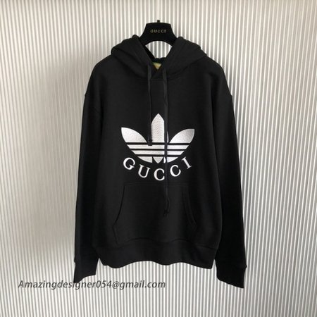 adidas x Gucci sweatshirt ?702607 Black