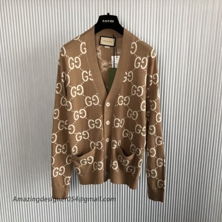 Gucci GG wool cardigan beige