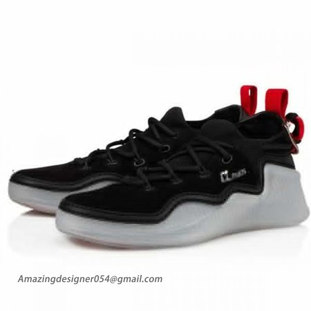 Christian Louboutin Arpoador Black Suede Leather Sneaker