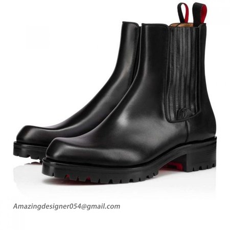 Christian Louboutin Boot Motok Flat Black Calf