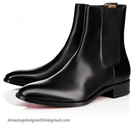 Christian Louboutin Boot Samson Black Leather