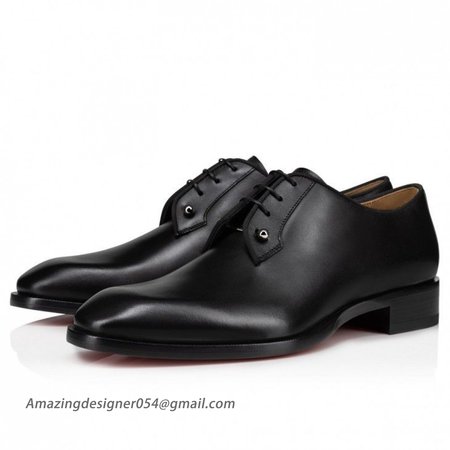 Christian Louboutin Chambeliss Derbies Calf Leather Black