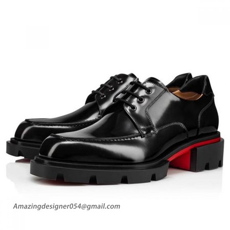 Christian Louboutin Derby Our Georges Black Calf