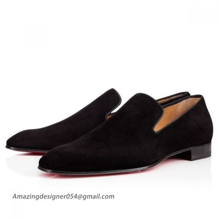 Christian Louboutin Oxford Dandelion Black Suede