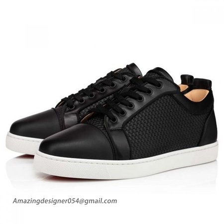 Christian Louboutin Louis Junior Orlato Black Gomme