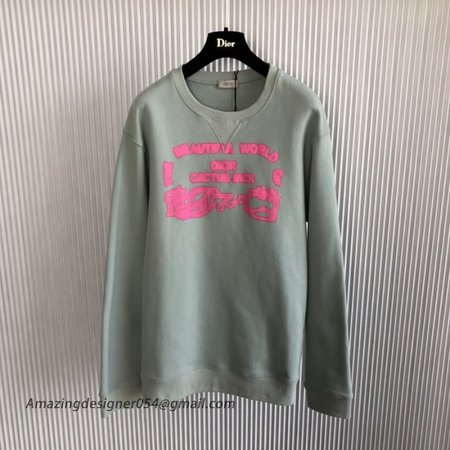 CACTUS JACK DIOR Sweatshirt Green Cotton Fleece