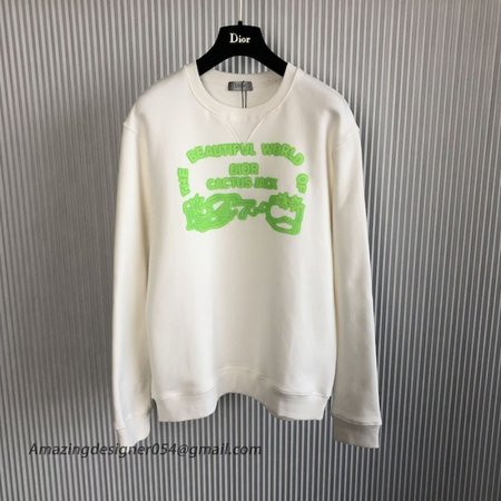 CACTUS JACK DIOR Sweatshirt White Cotton Fleece