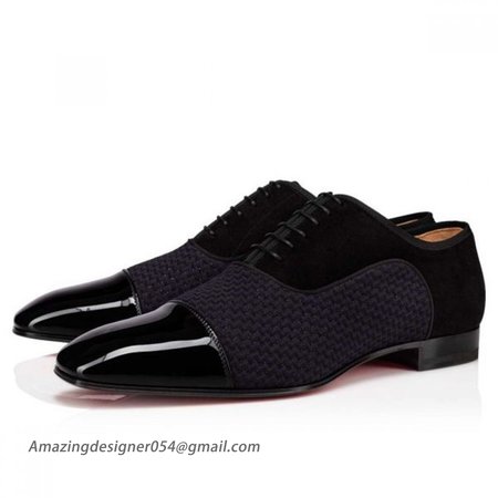 Christian Louboutin Greggo Black Patend Calf