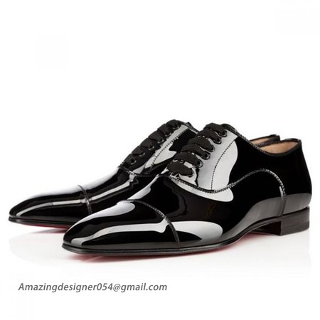 Christian Louboutin Greggo Black Patent Leather