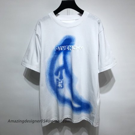 Givenchy 4g T-Shirt With Tag Effect Moon Print White