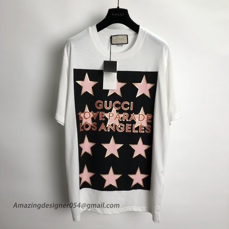 Gucci Love Parade' print T-shirt White