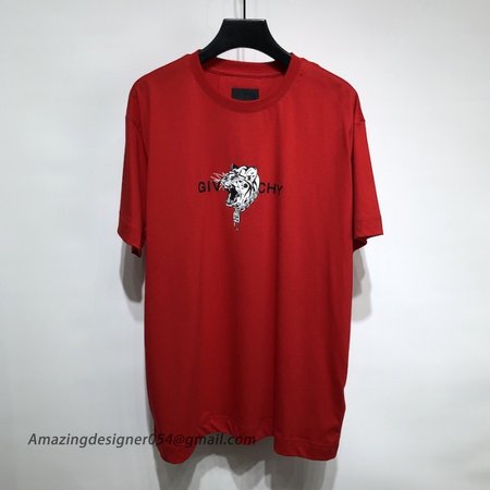 Givenchy Tiger slim fit t-shirt Red