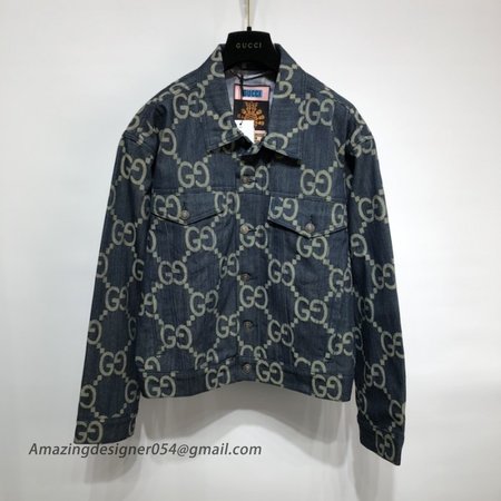 Gucci Pineapple jacket Blue ?674338