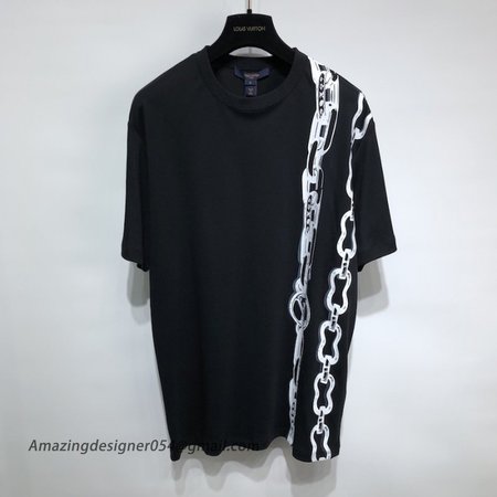 Lou**s Vui**on Chain Print T-Shirt 1A9NPS