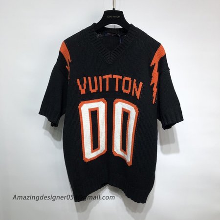 Lou**s Vui**on Chunky Intarsia Football T-Shirt 1A9SXG