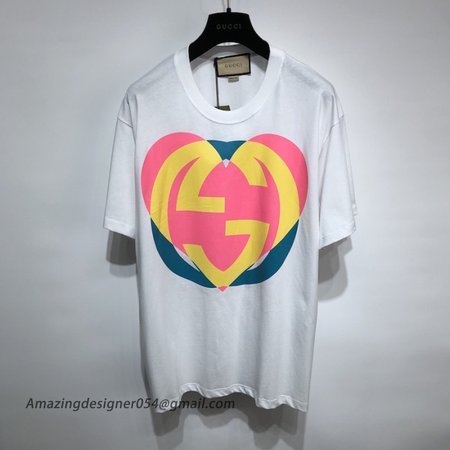 Gucci Interlocking G heart T-Shirt White