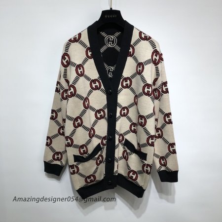 Gucci Reversible Interlocking G wool cardigan ?678308