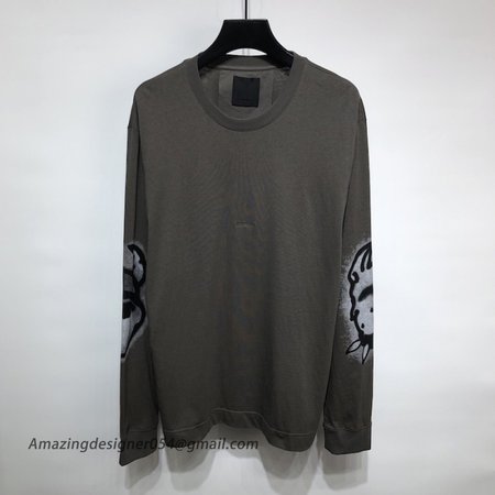 Givenchy Sweatshirt with tag effect dog print