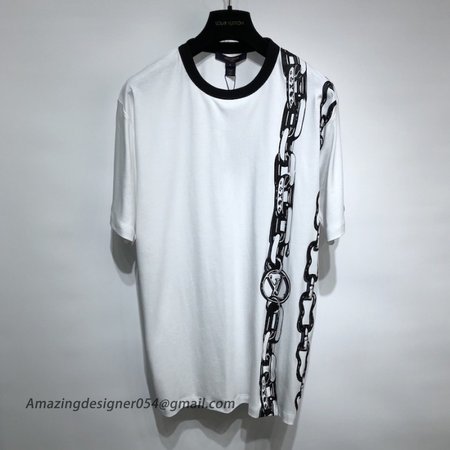 Lou**s Vui**on Chain Print T-Shirt 1A9NPL