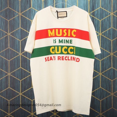 Gucci 100 cotton T-shirt off white