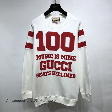 Gucci 100 cotton sweatshirt white