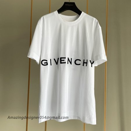 Givenchy 4G Embroidered Oversized T shirt White