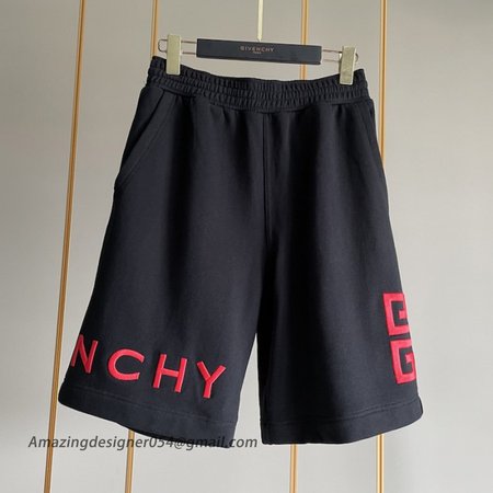 Givenchy 4G Embroidered Oversized Short Black/Red