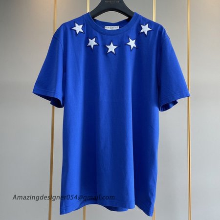 Givenchy vintage stars around t shirt blue