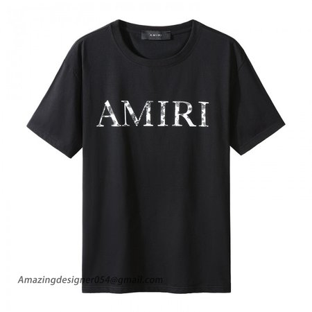 AMIRI Black Logo Print T shirt