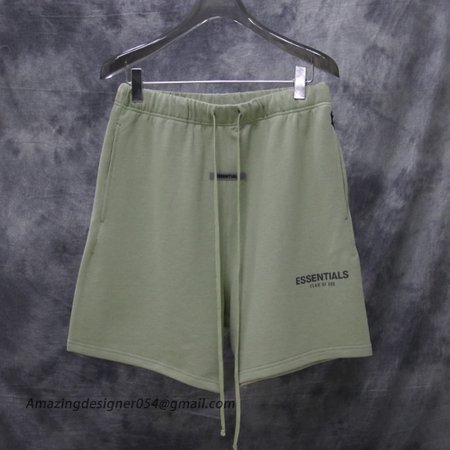 FEAR OF GOD FOG Essentials Fleece Shorts Weathered Moss