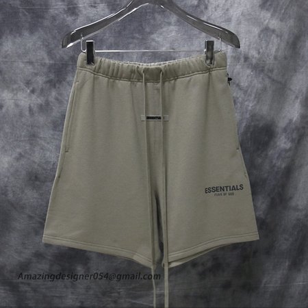 FEAR OF GOD FOG Essentials Fleece Shorts Weathered Cement