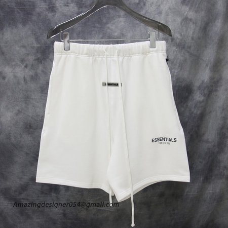 FEAR OF GOD FOG Essentials Fleece Shorts Weathered White